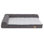 Jumbo Orthopedic Dog Bed Sofa Lounge - Raised High Bolster Pet Bed with Washable Cover Size XL V767-P-XD388-XL