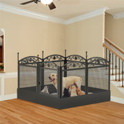 3 in 1 Dog Playpen Extra Large Dog Whelping Fence DIY Shape Garden Fence Barrier V767-P-XE172-V1