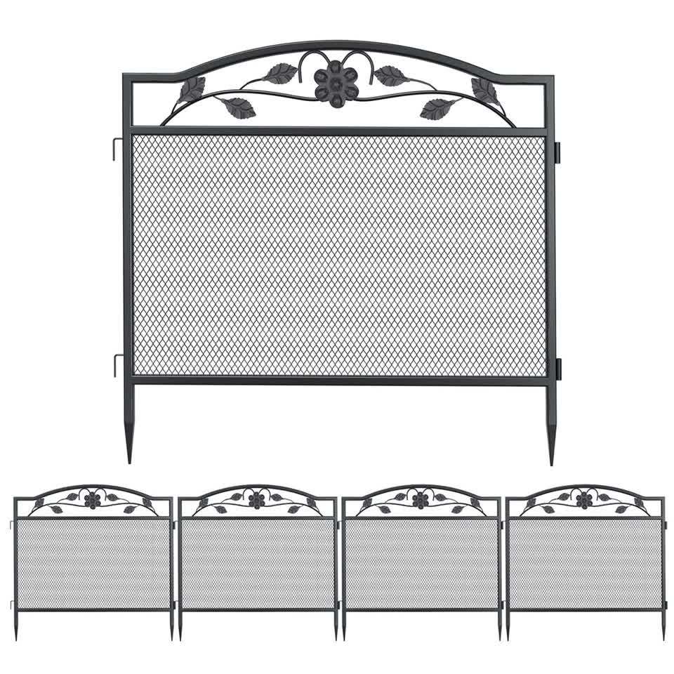 Heavy Duty Foldable Metal Indoor Outdoor Exercise Pet Fence Dog Playpen Kennel V767-P-XE842-G1