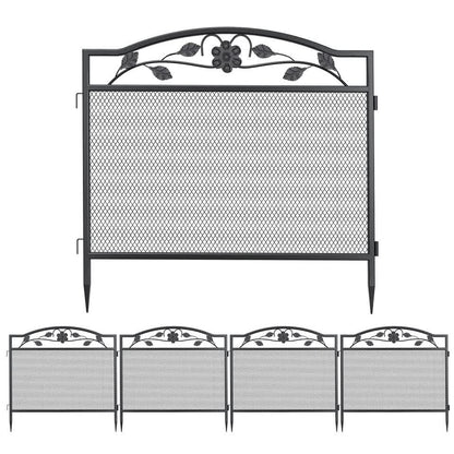 Heavy Duty Foldable Metal Indoor Outdoor Exercise Pet Fence Dog Playpen Kennel V767-P-XE842-G1