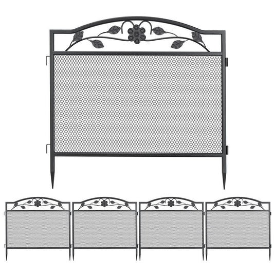 Heavy Duty Foldable Metal Indoor Outdoor Exercise Pet Fence Dog Playpen Kennel V767-P-XE842-G1