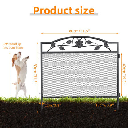 Heavy Duty Foldable Metal Indoor Outdoor Exercise Pet Fence Dog Playpen Kennel V767-P-XE842-G1