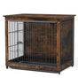 Wooden Pet Crate & Dog Cage End Table V767-P-XL111M-G2