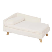 Luxurious Rectangular Pet Sofa Bed with Anti-Skid Base V767-P-XM116-M