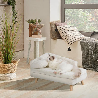 Luxurious Rectangular Pet Sofa Bed with Anti-Skid Base V767-P-XM116-M