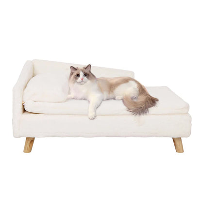 Luxurious Rectangular Pet Sofa Bed with Anti-Skid Base V767-P-XM116-S