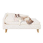 Luxurious Rectangular Pet Sofa Bed with Anti-Skid Base V767-P-XM116-S