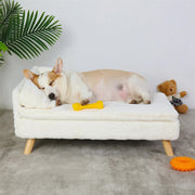 Luxurious Rectangular Pet Sofa Bed with Anti-Skid Base V767-P-XM116-S