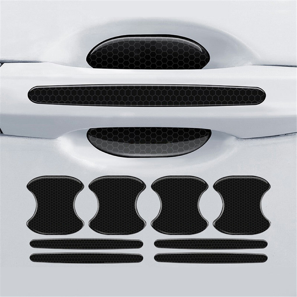 FIN 8PCS Universal Car Door Handle Cup Protector Anti-Scratches Cover Guard Film V767-QP-Z111