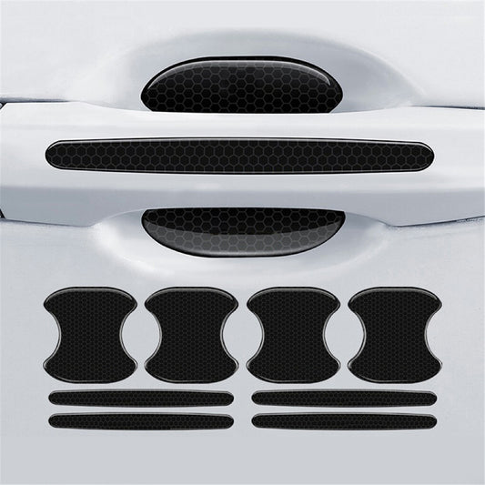 FIN 8PCS Universal Car Door Handle Cup Protector Anti-Scratches Cover Guard Film V767-QP-Z111