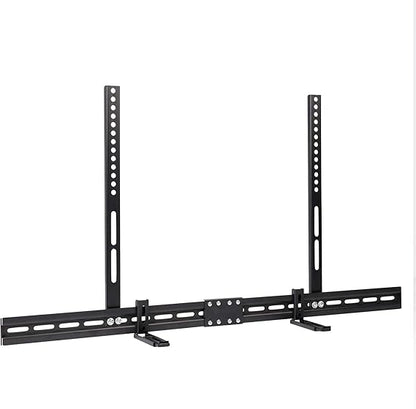 Universal Adjustable TV Soundbar Bracket Soundbar Mount Holder Wall 2Way Install V767-U-360B