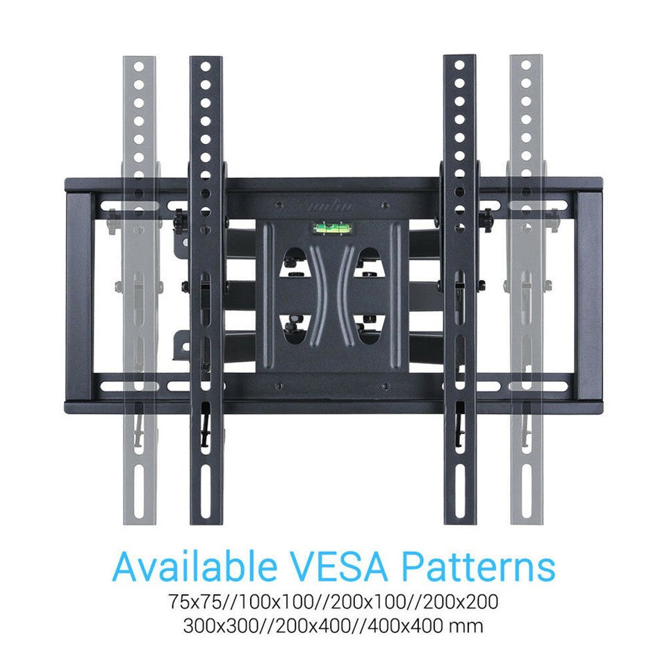 Tilt & Swivel Dual Arms TV Mount Cantilever Wall Bracket 40 46 50 55 56" LCD LED V767-U-420E