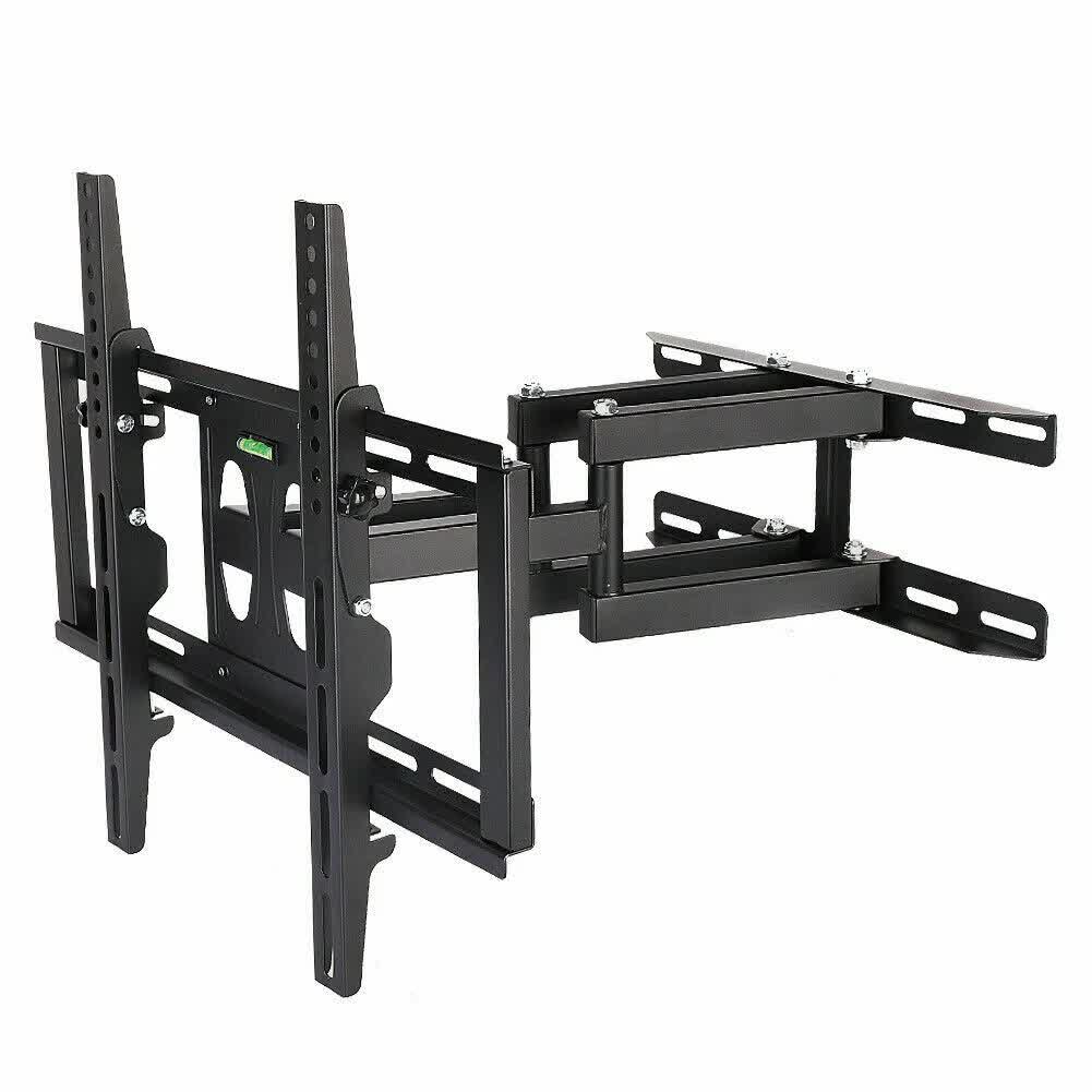 Tilt & Swivel Dual Arms TV Mount Cantilever Wall Bracket 40 46 50 55 56" LCD LED V767-U-420E