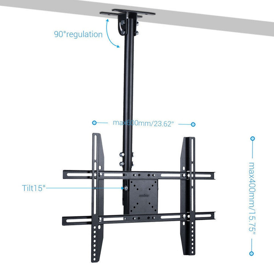 Ceiling Wall Mount TV Bracket 27- 65" with Tilt Feature & 180 Rotate For Samsung V767-U-430D