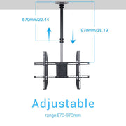 Ceiling Wall Mount TV Bracket 27- 65" with Tilt Feature & 180 Rotate For Samsung V767-U-430D