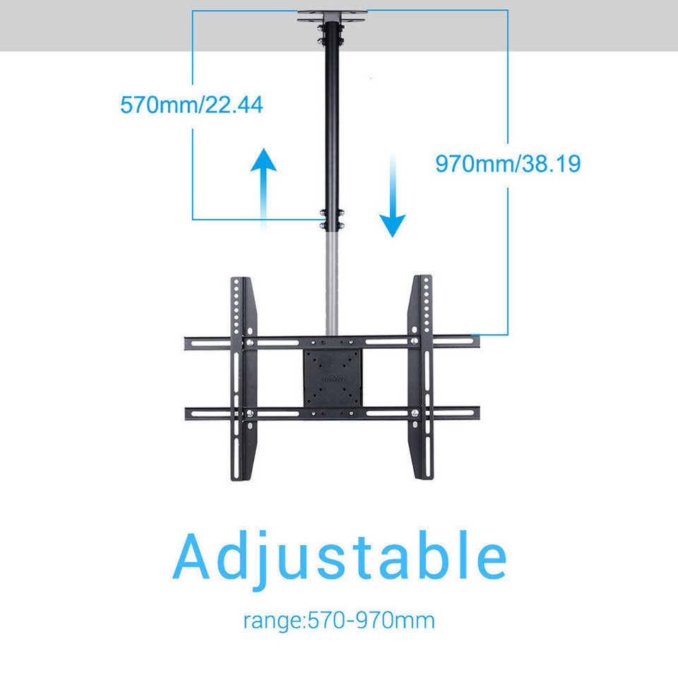 Ceiling Wall Mount TV Bracket 27- 65" with Tilt Feature & 180 Rotate For Samsung V767-U-430D