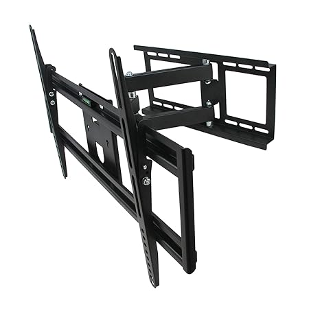 32"-65" Heavy Duty Wall Corner Tv Mount Articulating Premium Swing Arm Bracket V767-U-500A