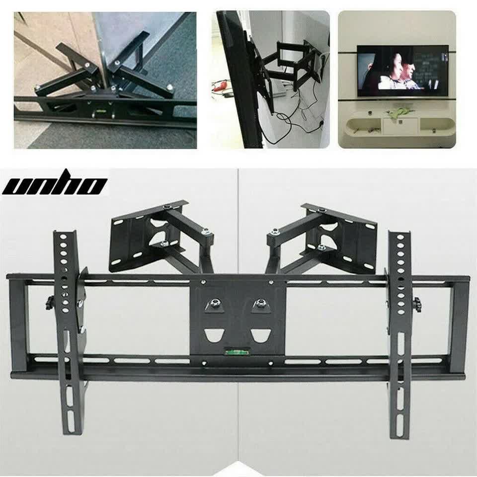 32"-65" Heavy Duty Wall Corner Tv Mount Articulating Premium Swing Arm Bracket V767-U-500A