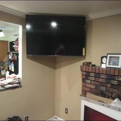 32"-65" Heavy Duty Wall Corner Tv Mount Articulating Premium Swing Arm Bracket V767-U-500A
