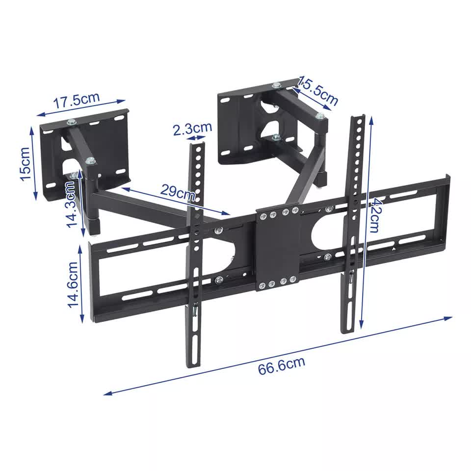 32-65" Large Extendable Strong TV Mount Wall Bracket For Most Corner Wall Angle V767-U-510A