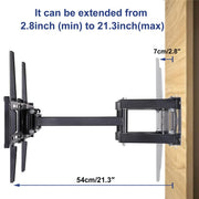 32-65" Large Extendable Strong TV Mount Wall Bracket For Most Corner Wall Angle V767-U-510A