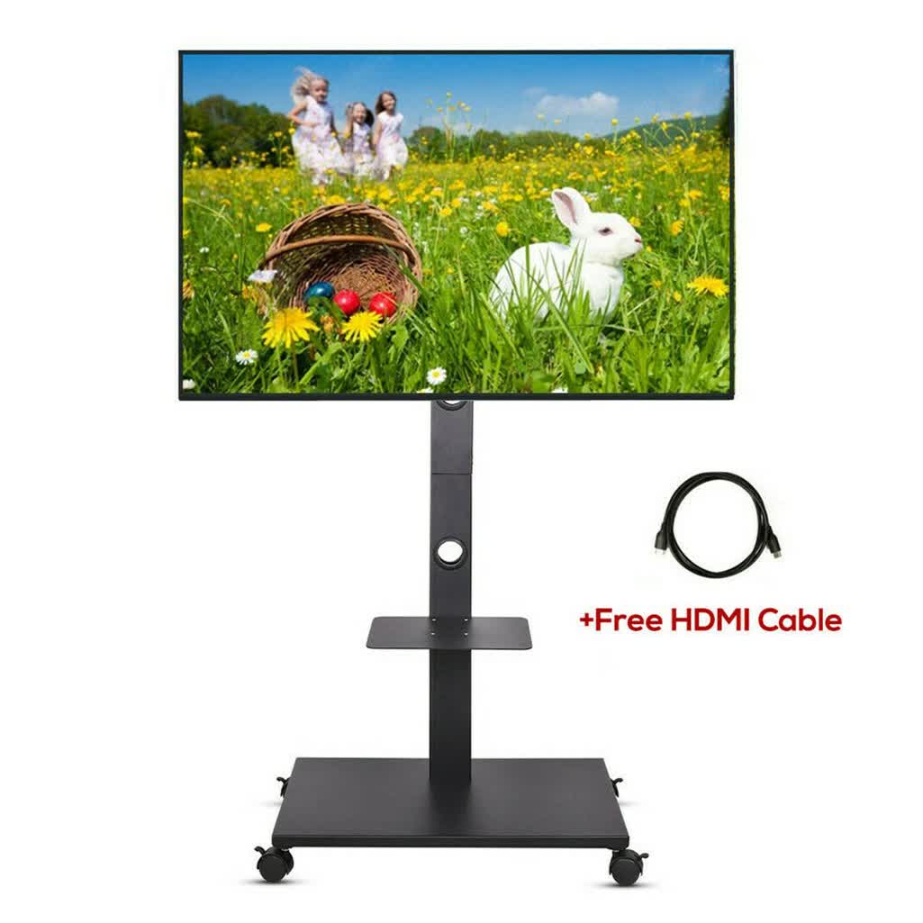 Heavy Duty Swivel Floor TV Stand Tall Corner TV Mount Stand for 32-70" LCD LED V767-U-660XZ