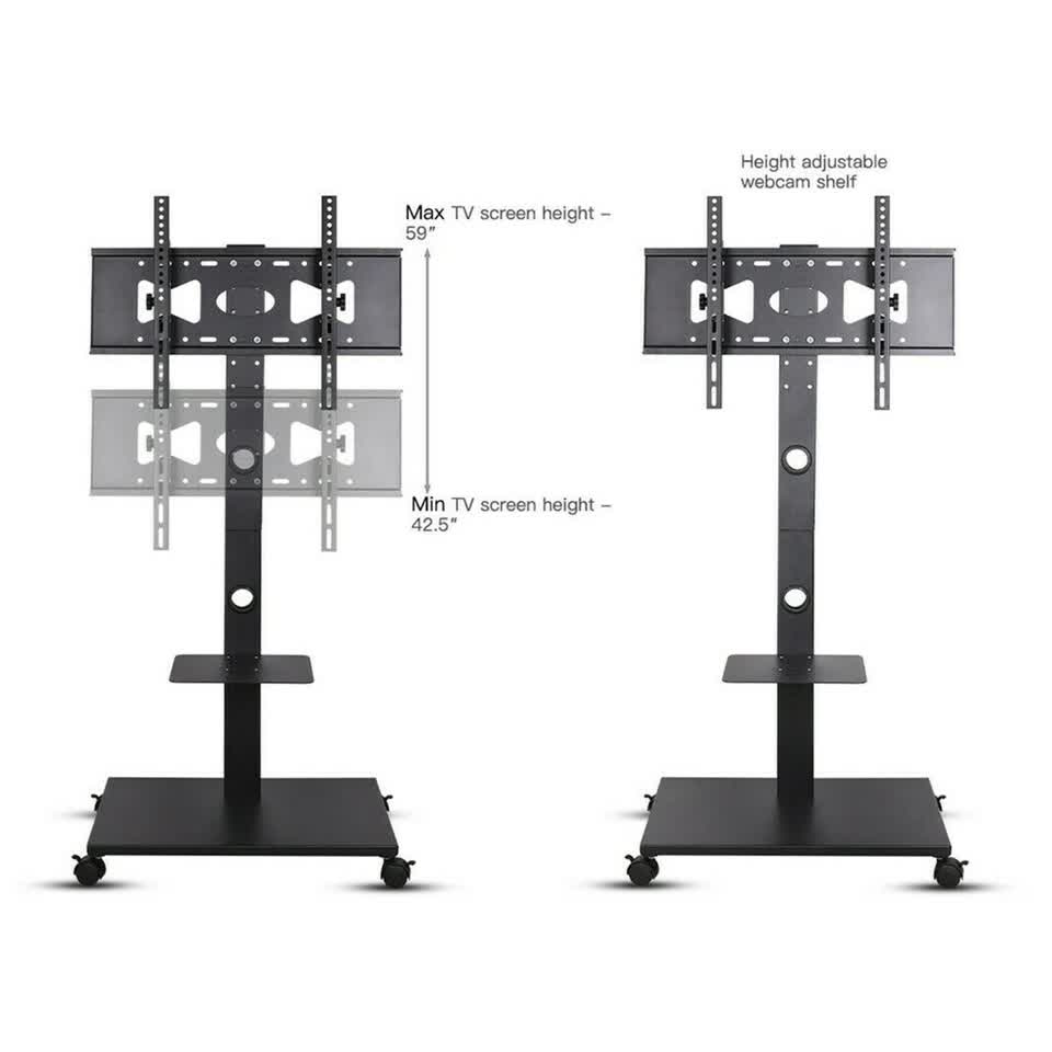 Heavy Duty Swivel Floor TV Stand Tall Corner TV Mount Stand for 32-70" LCD LED V767-U-660XZ
