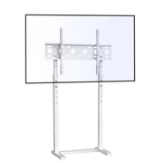 32-60 Inch TV Floor Stand Base - Universal Large TV Mount Holder Bracket - Adjustable Freestanding TV Stand V767-U-700A-WT
