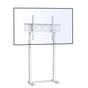 32-60 Inch TV Floor Stand Base - Universal Large TV Mount Holder Bracket - Adjustable Freestanding TV Stand V767-U-700A-WT