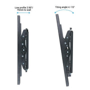 TV Wall Bracket Fixed Tilting For Upto 75" Inch LG Samsung Flat Screen V767-U-800A