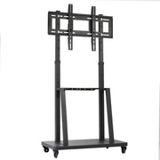Floor Tv Mount Stand Bracket Rolling For 32"-80" Screens Vesa 600X400 Hold 65Kg V767-U-950A