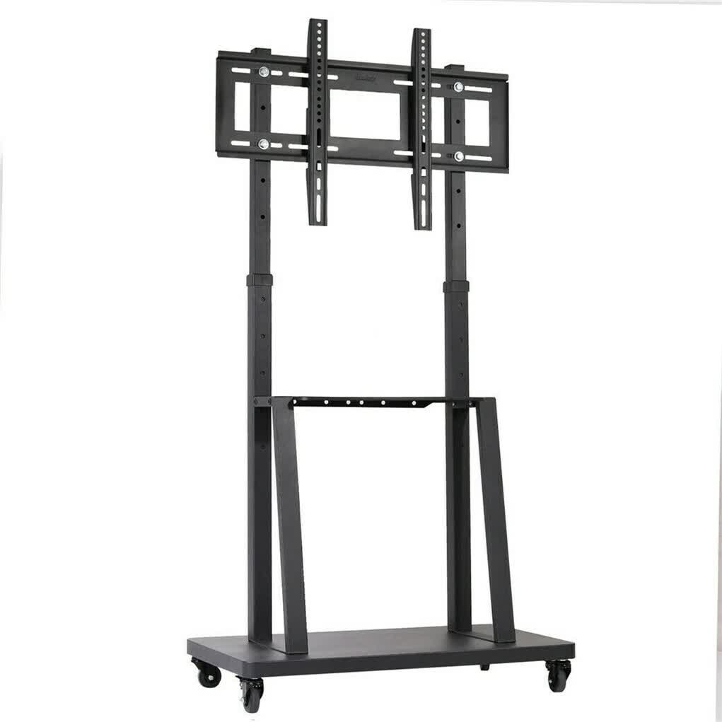 Floor Tv Mount Stand Bracket Rolling For 32"-80" Screens Vesa 600X400 Hold 65Kg V767-U-950A