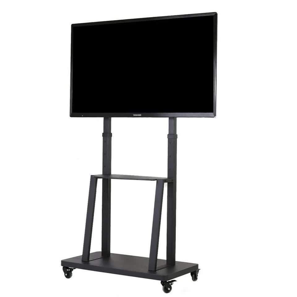 Floor Tv Mount Stand Bracket Rolling For 32"-80" Screens Vesa 600X400 Hold 65Kg V767-U-950A