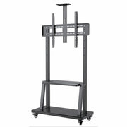 32" -100" Heavy Duty Floor TV Stand TV Cart Trolley Height Adjustable Mount Bracket V767-U-990A
