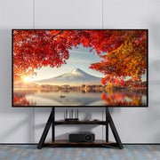 Reinforced Metal 40-100" Tv Floor Stand 2 Tier Shelf Tv Mount Adjustable Height V767-U-Z1188-V1
