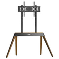 40-86 Inch Large Modern TV Floor Stand Mount - Height Adjustable LED LCD OLED Display Bracket with V767-U-Z1818-86