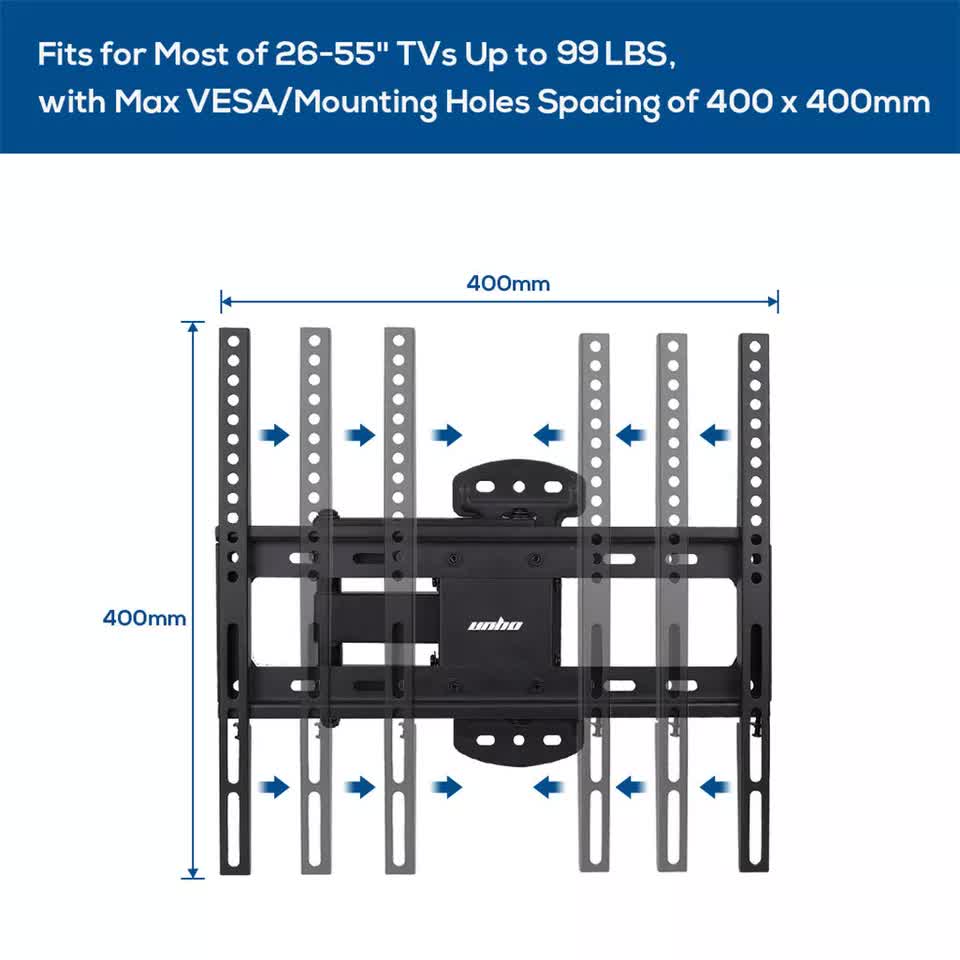 Wall Mount Bracket for 27 - 55 Inch SONY PANASONIC HISENSE KOGAN TCL LCD LED TV V767-UH2377