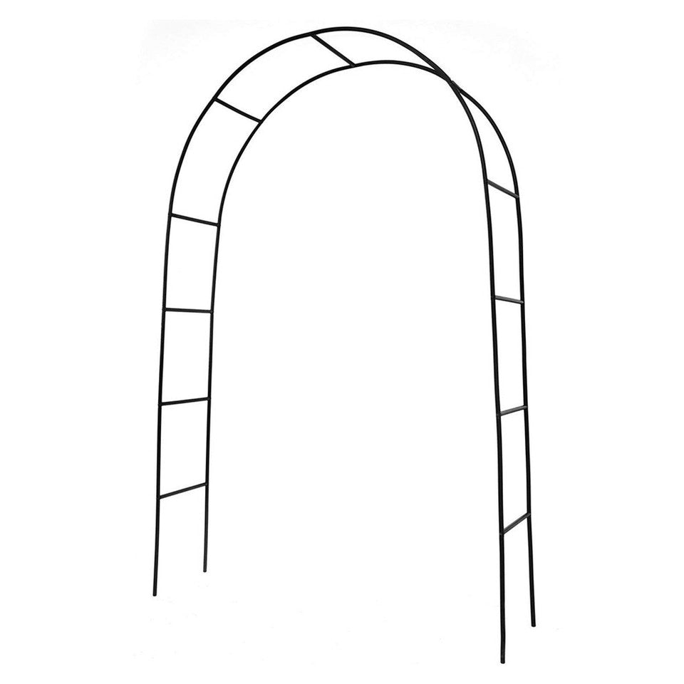 Rustproof Metal Garden Patio Arch Rose Arbour Archway Climbing Plant Trellis AU V767-X8FGM-BK-GJ