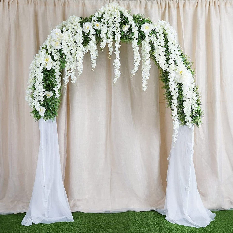 Rustproof Metal Garden Patio Arch Rose Arbour Archway Climbing Plant Trellis AU V767-X8FGM-BK-GJ