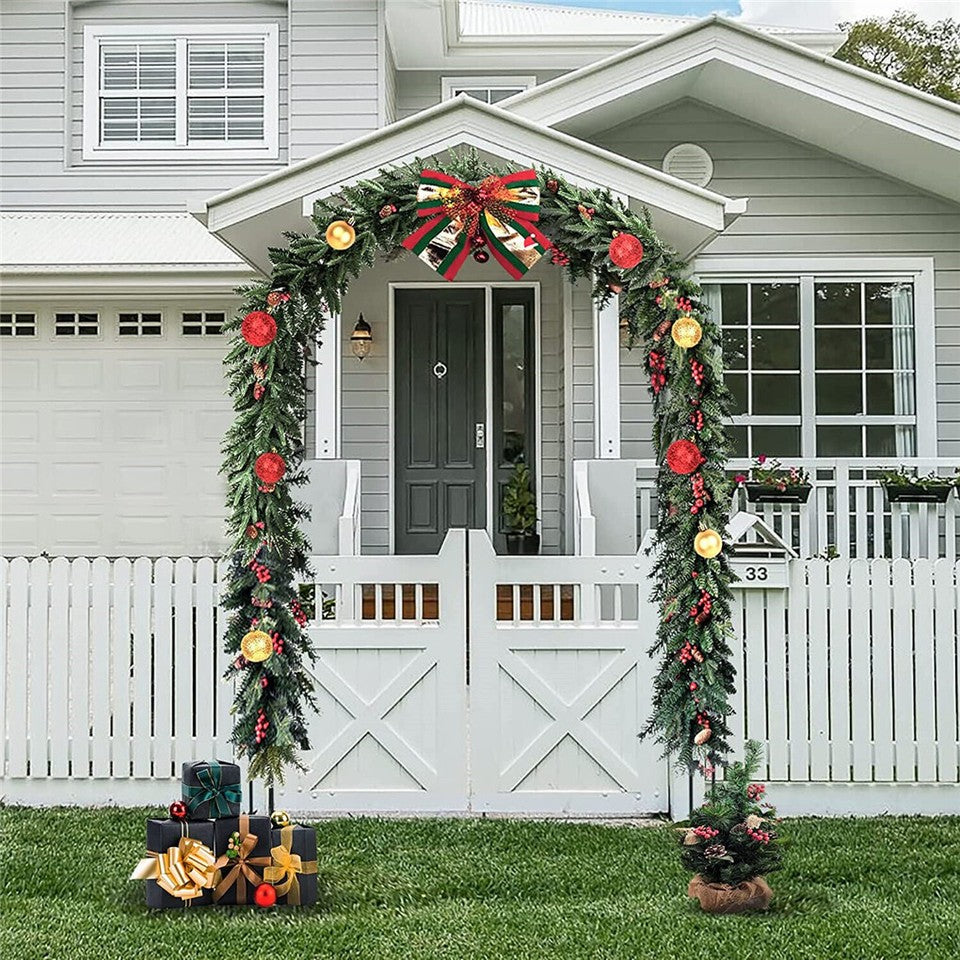 Rustproof Metal Garden Patio Arch Rose Arbour Archway Climbing Plant Trellis AU V767-X8FGM-BK-GJ