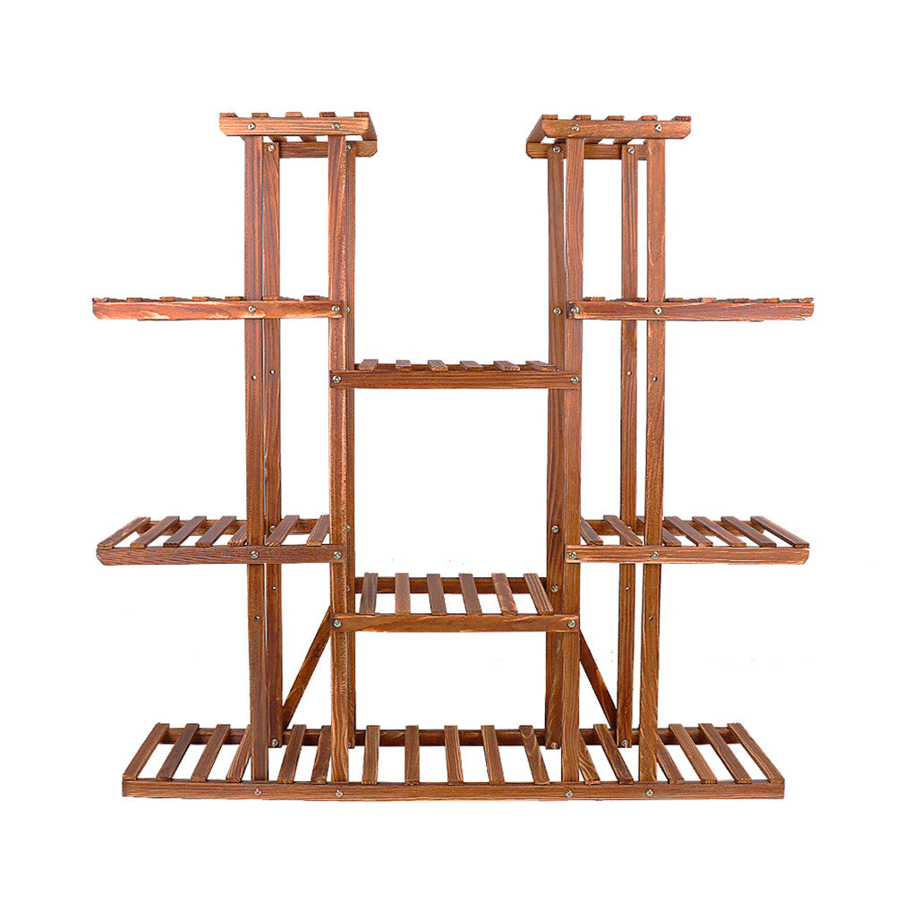 Large Wood Plant Stand Shelf V767-XJJ149