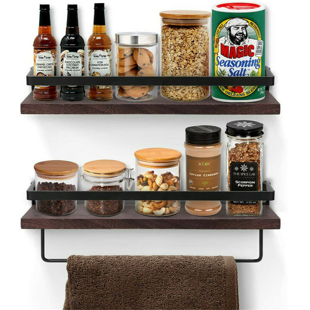 2-Tier Kitchen Spice Rack Storage Organizer Seasoning Bottle Stand Shelf Holder V767-XJJ184