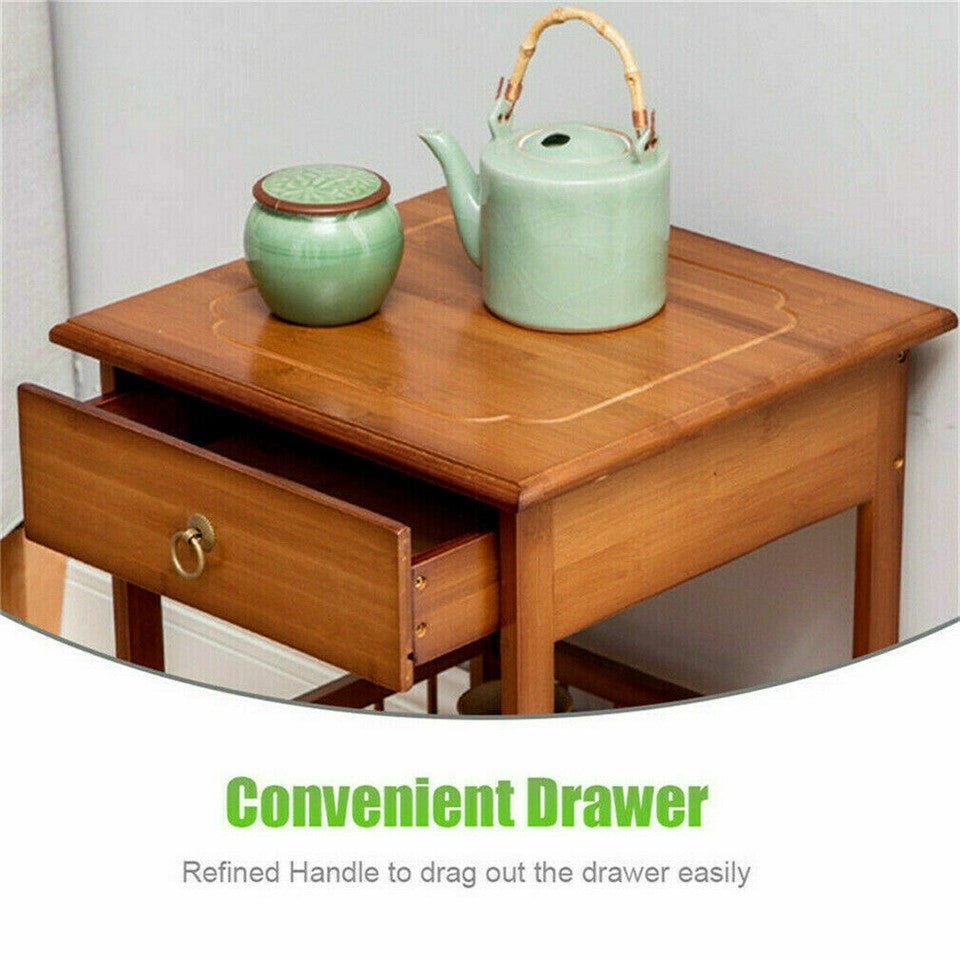 Classic Bedside Table Drawer Side Table Living Room Coffee Tea End Table V767-XJJ227-S-G2