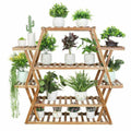 Multilayer Corner Garden Plant Stand Elegant and Practical Display Solution V767-XJJ240-V1