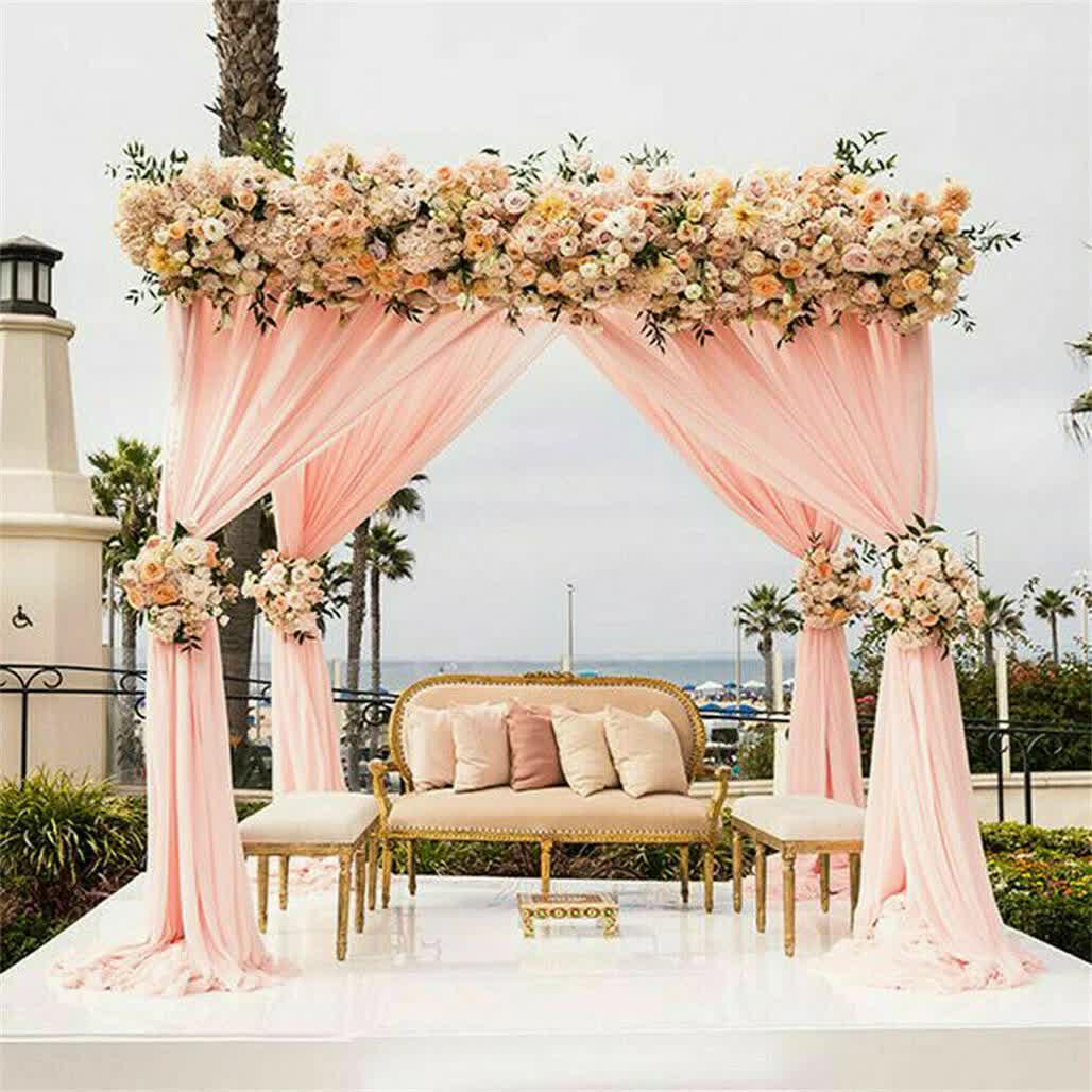Heavy Duty 3x3 m Wedding Canopy Frame for Outdoor Chuppah and Mandap Setup V767-XJJ283-G2