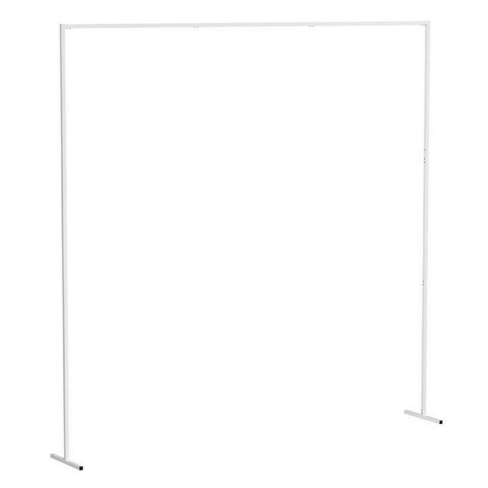 3x3M Square Wedding Arch Stand Metal Wedding Backdrop Decor White Flower Stand V767-XJJ382-WT-G1