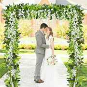 3x3M Square Wedding Arch Stand Metal Wedding Backdrop Decor White Flower Stand V767-XJJ382-WT-G1