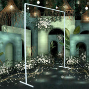 3x3M Square Wedding Arch Stand Metal Wedding Backdrop Decor White Flower Stand V767-XJJ382-WT-G1