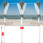 3M*6M Telescopic Wedding Backdrop Stand Balloon Curtain Hanging Pipe Background V767-XJJ383-G1