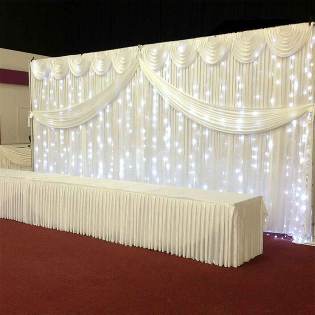 3M*6M Telescopic Wedding Backdrop Stand Balloon Curtain Hanging Pipe Background V767-XJJ383-G1